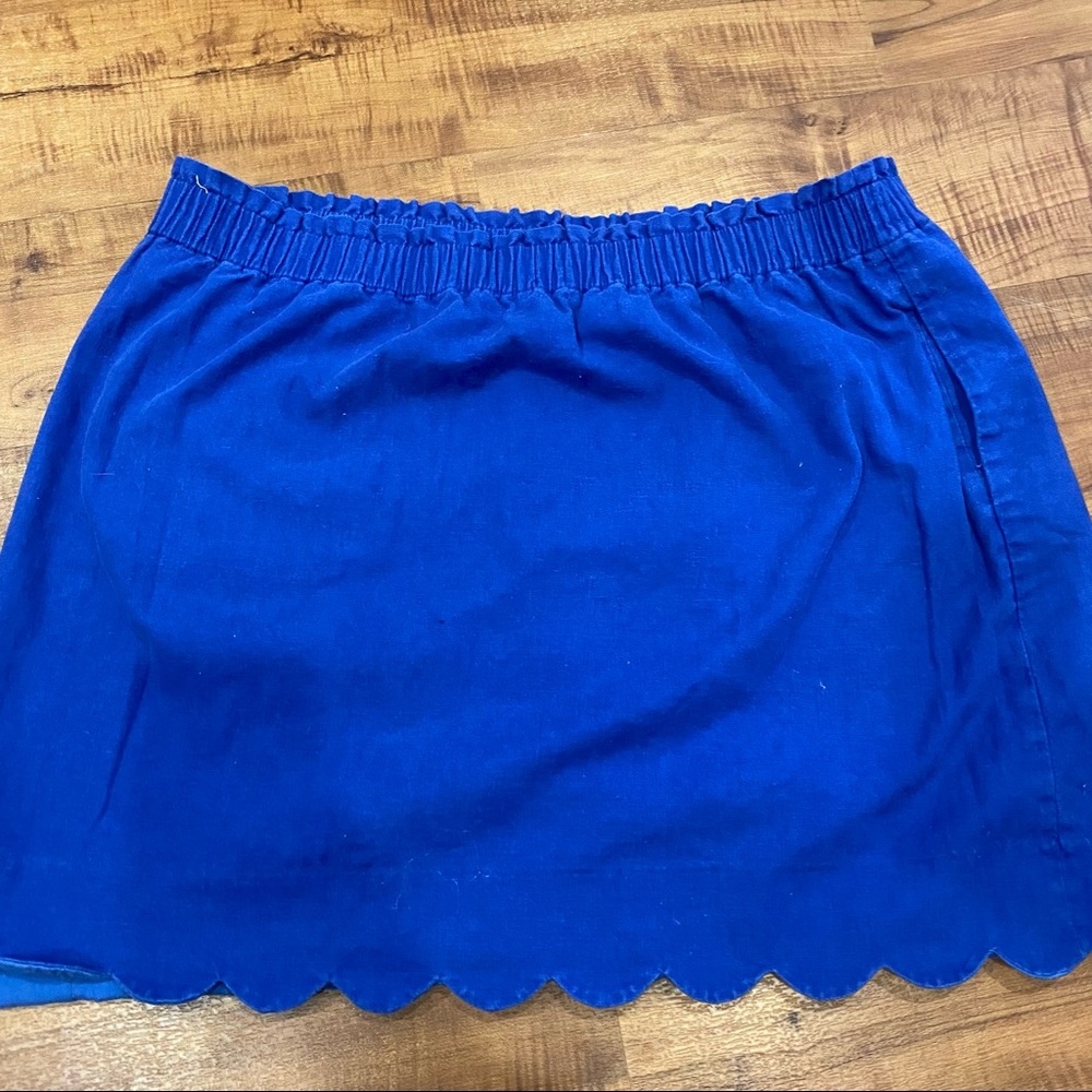 J. Crew Sidewalk Skirt with Scallops